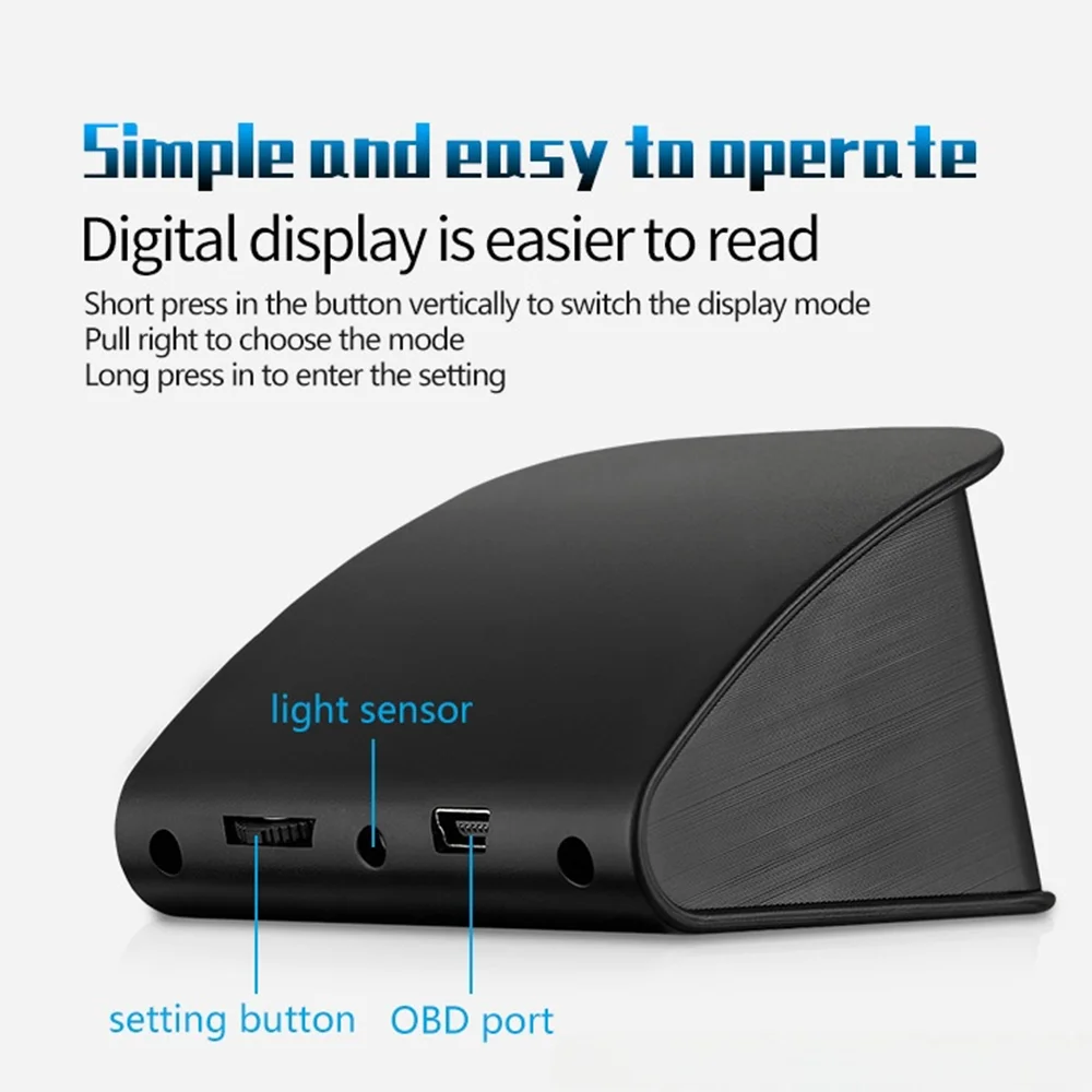 

P10 In-Vehicle Intelligent HUD Head-Up Display High-Definition OBD For Automobiles Portable Car Instrument Panel