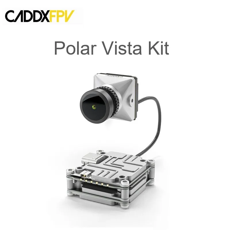 CADDX-Kit de Transmission d'Image Numérique HD Polar Vista, avec Caméra Starlight 16:9 720p 60fps pour Lunettes FPV RC DJI FPV