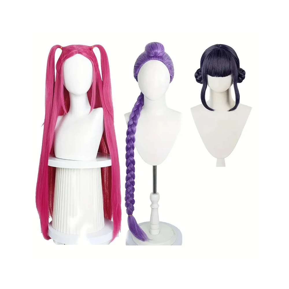 "Ensemble de perruques de cosplay d'anime – Styles vibrants pour les amateurs de cosplay"