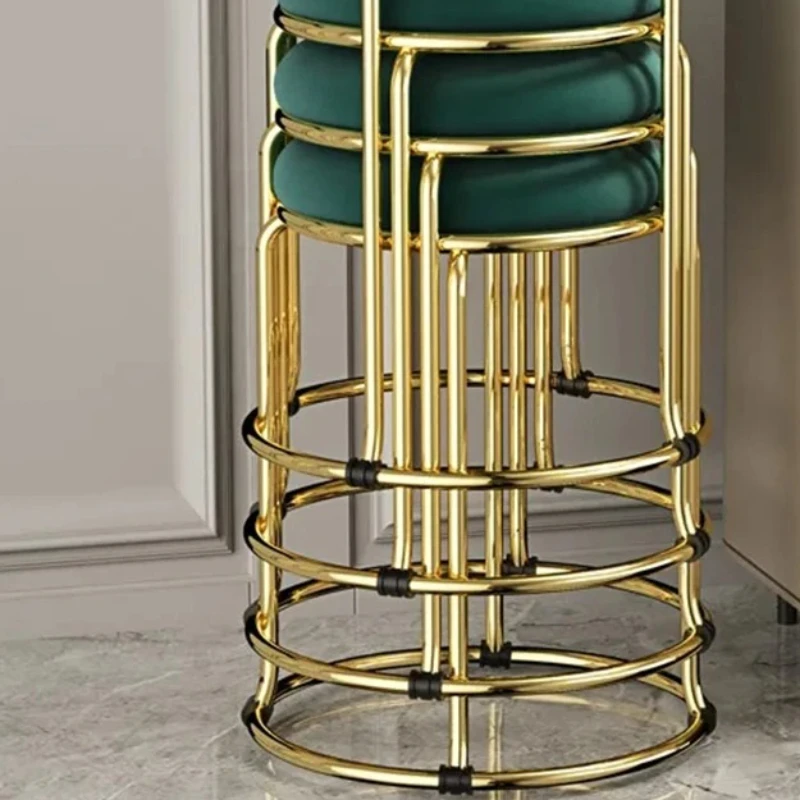 

Bar Chairs Breakfast Luxury Makeup Waterproof Reception Bar Tools Bartender Metal Chair Taburetes Altos De Cocina Furniture