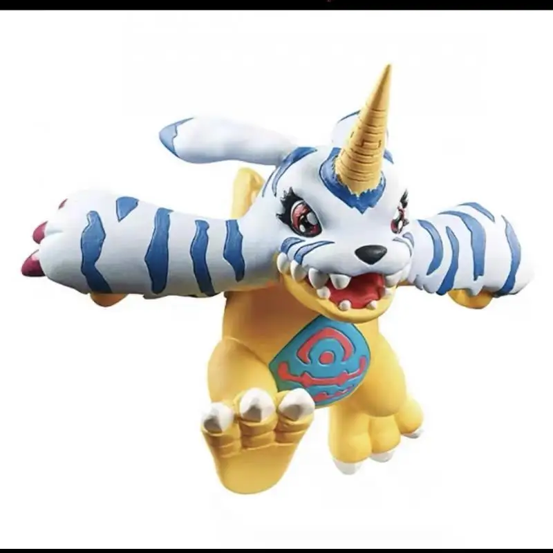 In Stock Bandai Megahouse DATA Anime Digimon Gabumon Tailmon Agumon Original Figure Model Collectible Decoration Ornament Gift