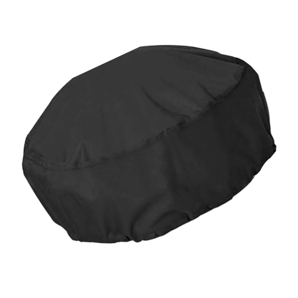 

Dust Cover Fireplace Cover Windproof Buckle 85x40cm Accessories Black Outdoor Furniture Covers Oxford Cloth Parts