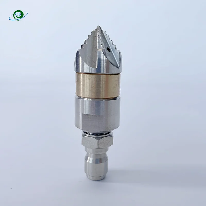 

Вращающаяся насадка высокого давления, внутренняя резьба 3/8, 30 л/мин, мышь для очистки сточных вод, вращающаяся насадка для очистки масляных пятен, водная мышь