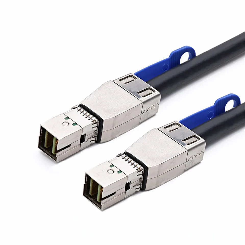 

Mini SAS SFF-8644 to SFF-8644 Server Cable HD Cable 1m/2m/3m Server Data Cable High Speed 12Gbps