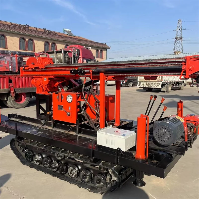 High Efficiency Crawler Type Anchor Drilling Rig Soil Nail Drilling Rig Micropile Drilling Rig