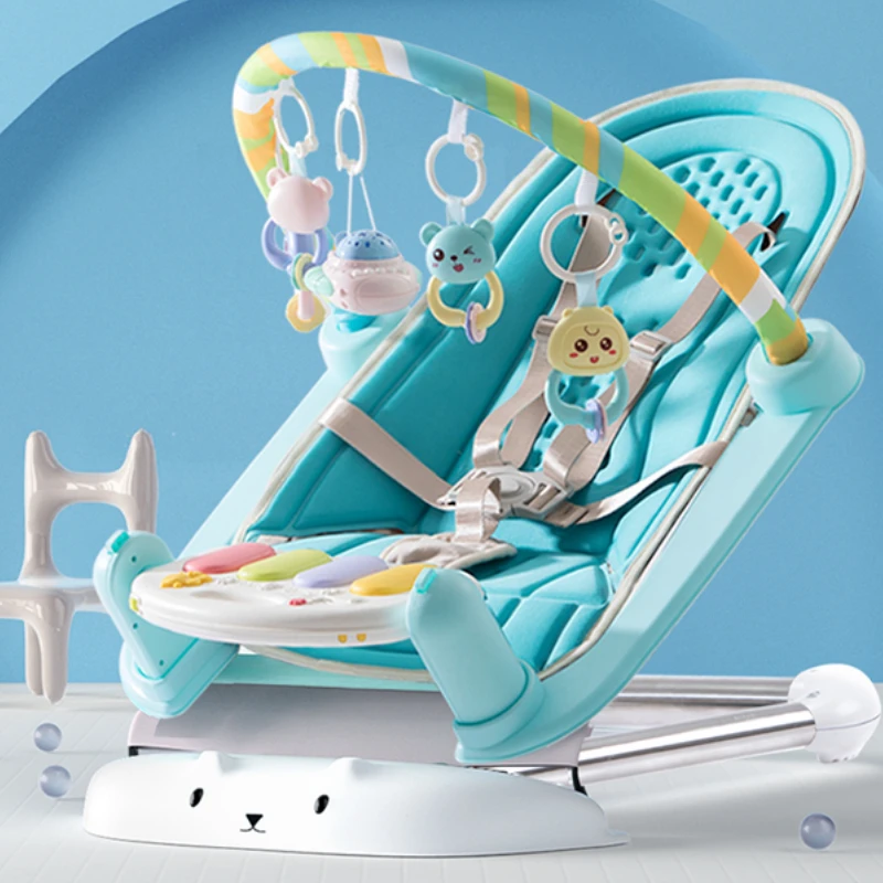 129 Baby Soothing Rocking Chair - Comfort Recliner for Newborns, Non-Electric Baby Cradle and Rocker, Gentle Baby Recliner.