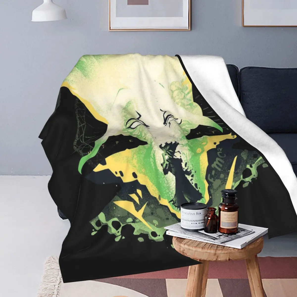 Anime Dr Stone Blanket Soft Warm Flannel Throw Blanket Bedding for Bed Travel Home Couch