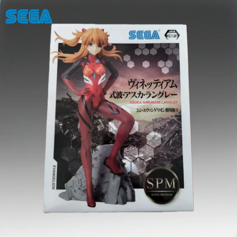 In Stock Sega Original New Century Evangelion Asuka Langley Soryu Action Figure Model Doll Brand New Boxed Toys Model Garage