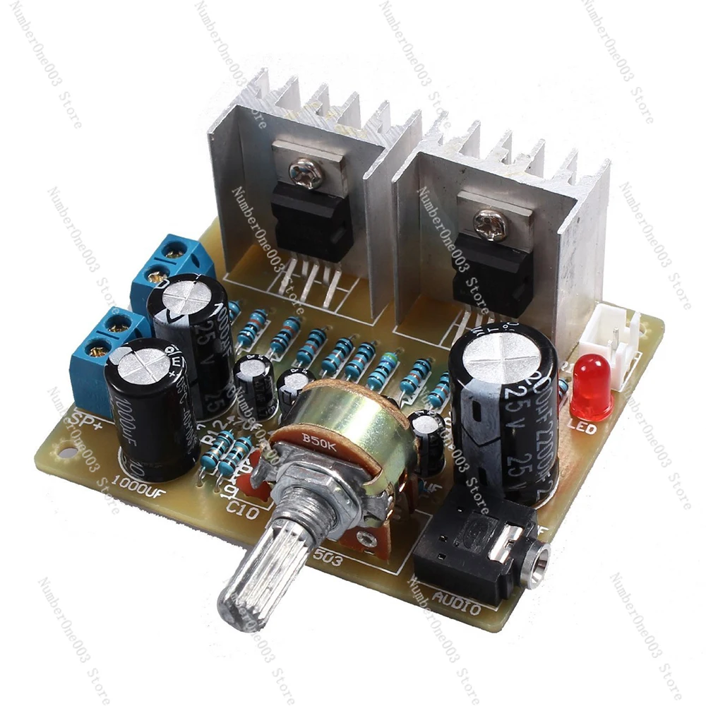 TDA2030A Kit Electronic Amplifier Dual Channel Power Board Production Training Kit