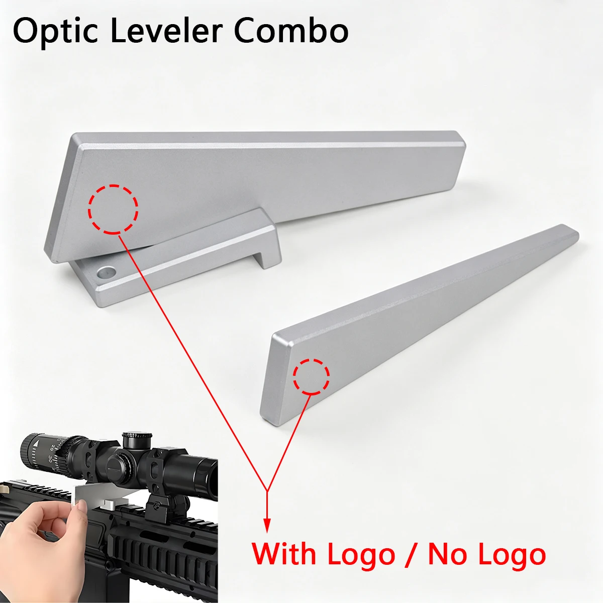 Tactical 3Pcs Optic Leveler Combo Tool Kit for Scope Fine Adjustment Aluminum Adjust Leveling Scopes Smithing Maintenance Tool