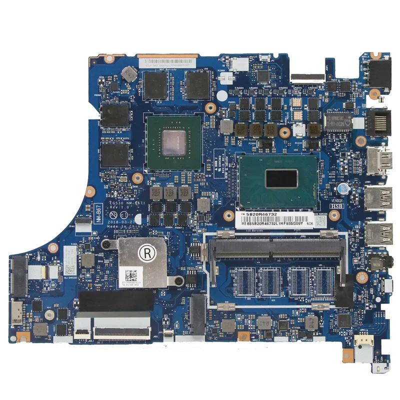 

5B20R46732 For Lenovo Ideapad 330-15ICH/330-17ICH Laptop Motherboard NM-B671 with CPU Processor i7-8750H 4G Ram