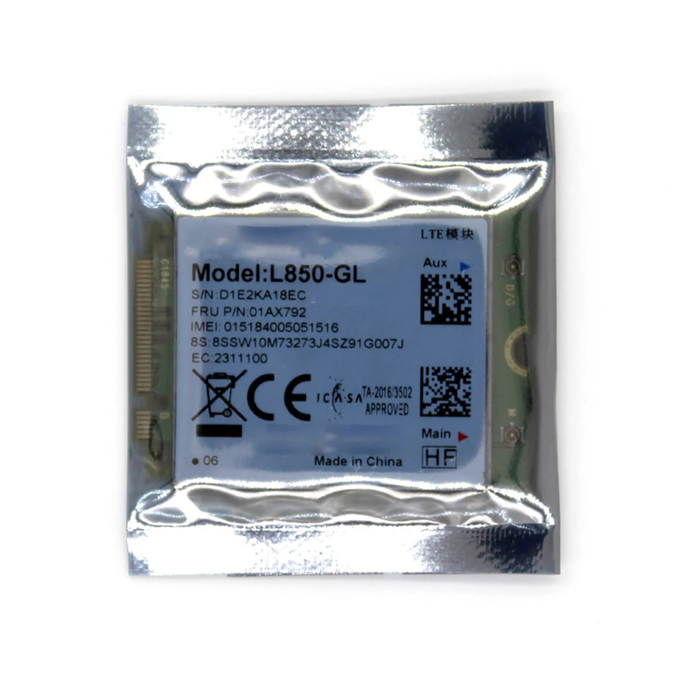 L850-GL M.2 Card For 01AX792 4G LTE Wireless Module For X395 X1 Carbon Gen6 X280 T580 T480s L480 X1 Yoga Gen 3 L580 Laptop view 3