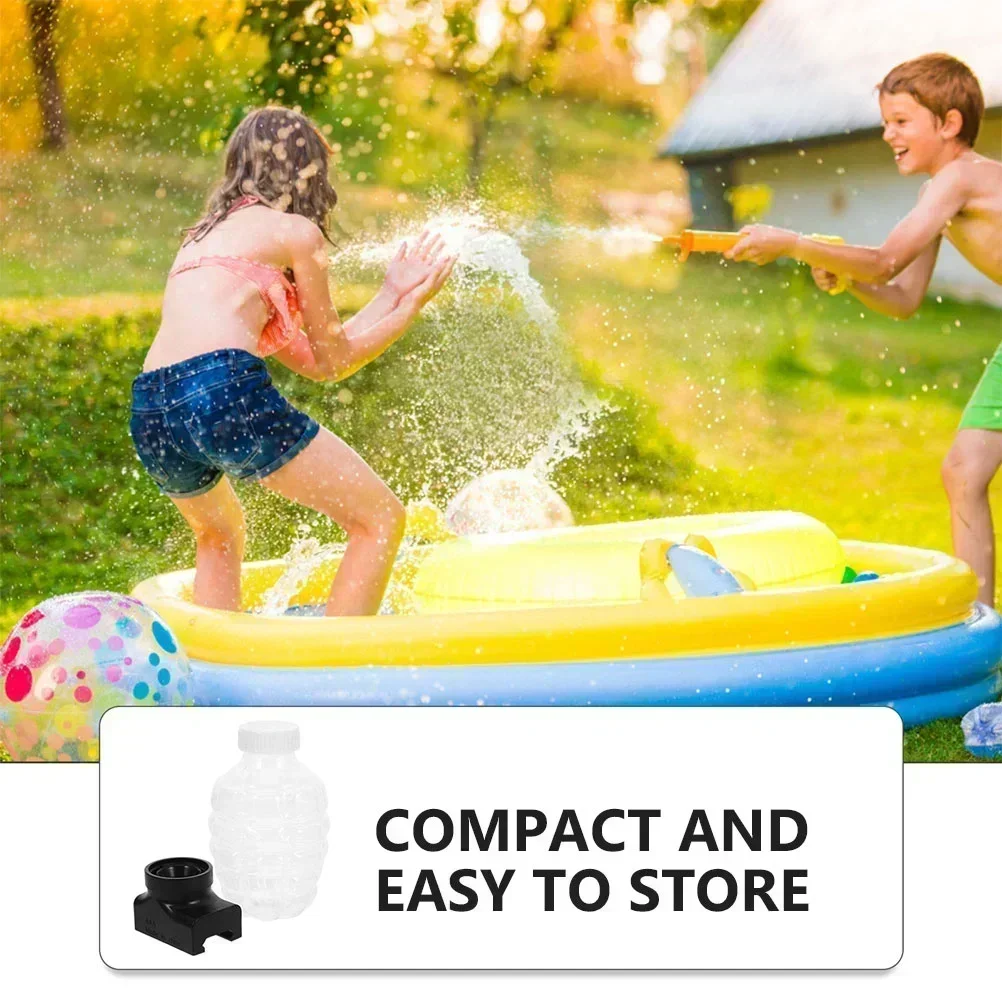 L1/3 juegos de soporte para bolas de salpicaduras, botella de bolas de Gel, botellas de almacenamiento de burbujas, piña de expansión