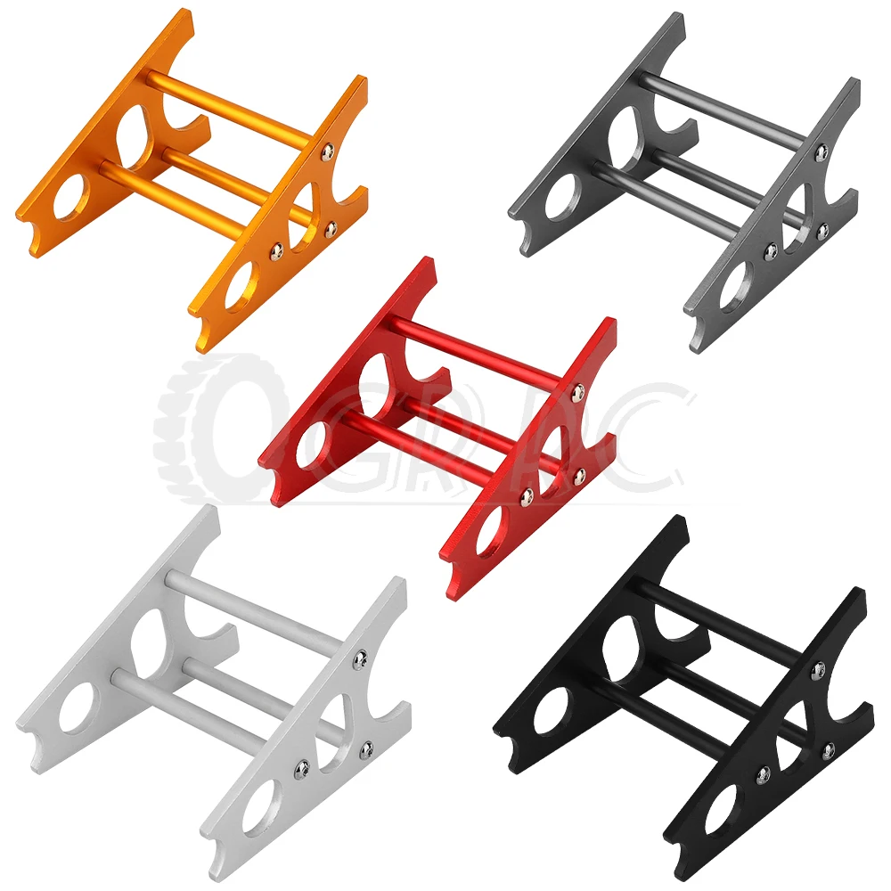 Cadre d'outil de réparation de cric en métal de simulation, support placé pour 1/8 1/10 RC inoler Axial SCX10 I II III TRtage, modèle de voiture, 1 jeu