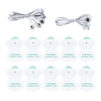 TENS EMS 전극 패드 젤 마사지 패치 물리 치료용 전기 스티커 바디 마사지 신경 근육 자극기 통증 완화