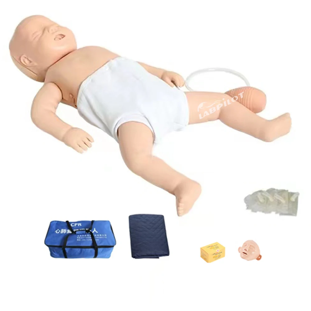 Infant CPR Manikin Baby First Aid Training Dummy Medical Nursing Care Pediatric Doll