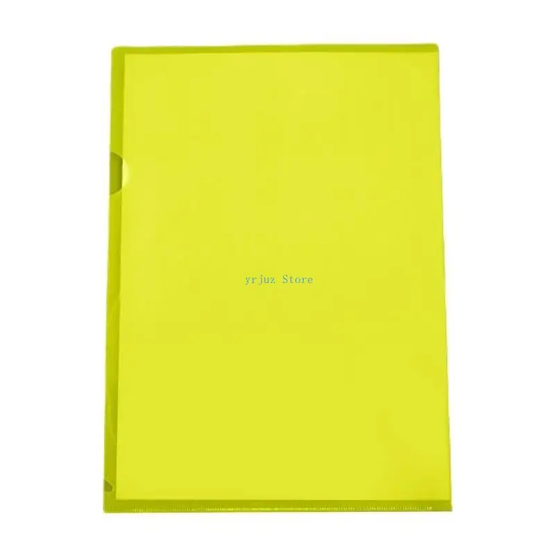 

583D 6 Colors A 4 Plastic Folder L Type Folders Office Organizers File Folder A 4 Plastic Sleeves for Document