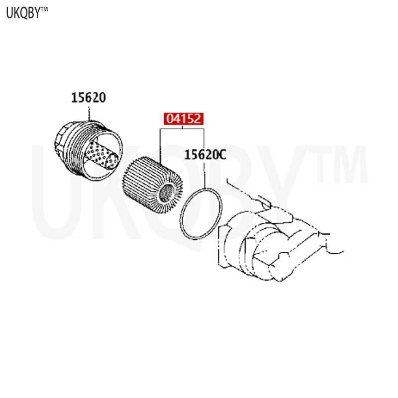 Le xu s I S250/300 2006-2013 To yo ta 041520P010 Oil Filter Element Component