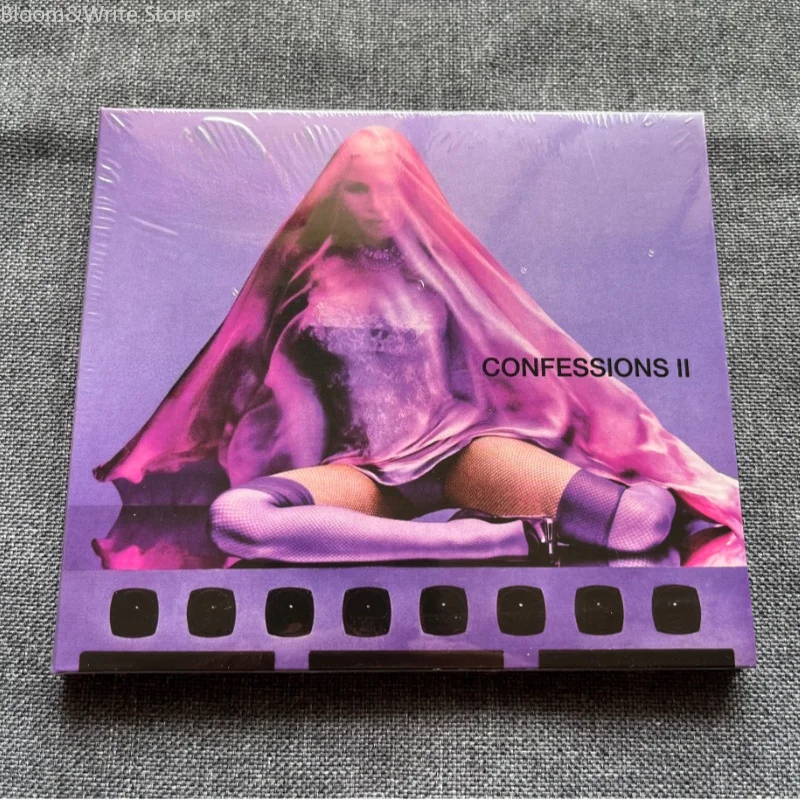 Confessions II Music CD Classic Dance Pop Studio Album, 16 Tracks with Foldout Poster, Audiophile Record Digipak for Gift