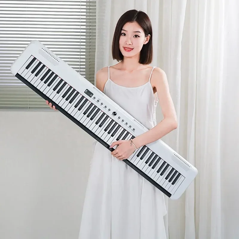 Portable Electronic Piano Musical Keyboard 88 Keys Professional Beginner Adults Children Electric Organ Electronic Instrument