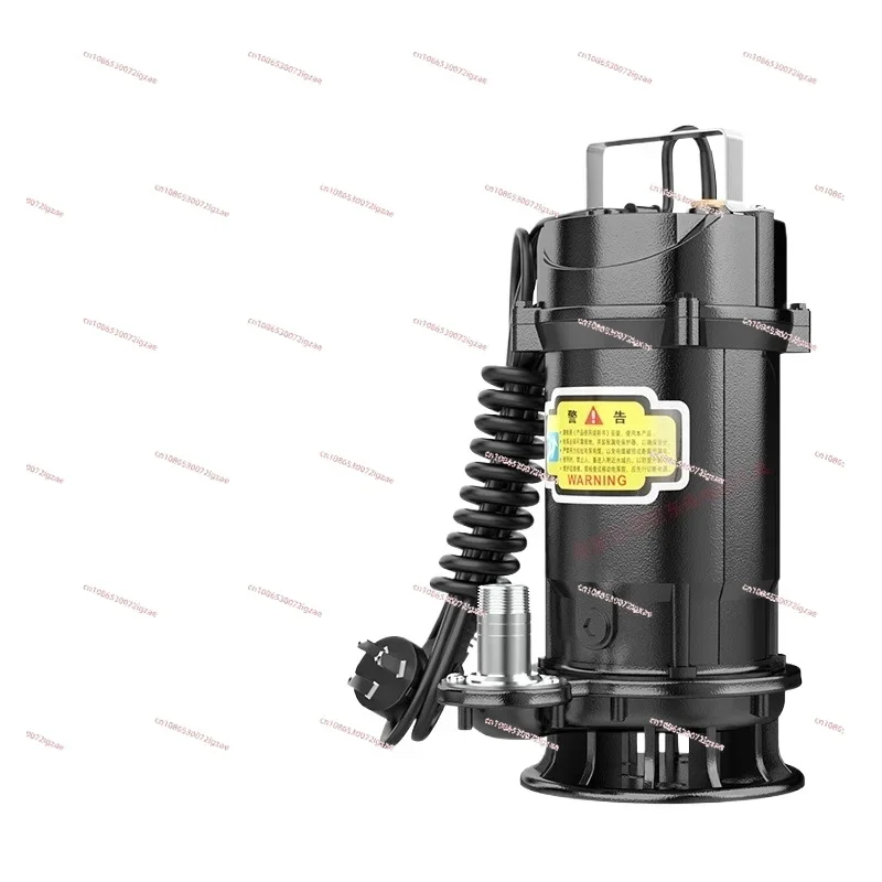 Sewage pump suction mud sewage pump 220v small household clean water submersible septic tank suction cutting pump