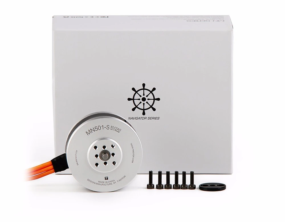 T-Motor MN501-S Brushless DC Dr-one Motor U-AV Engine Exceptional Cooling Performance High Thrust Long Lifespan Accessory