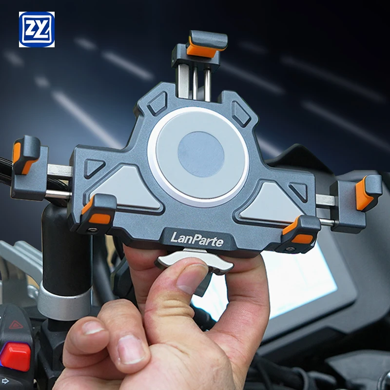 

Универсальный регулируемый металлический держатель для телефона на руль велосипеда/зеркало заднего вида мотоцикла