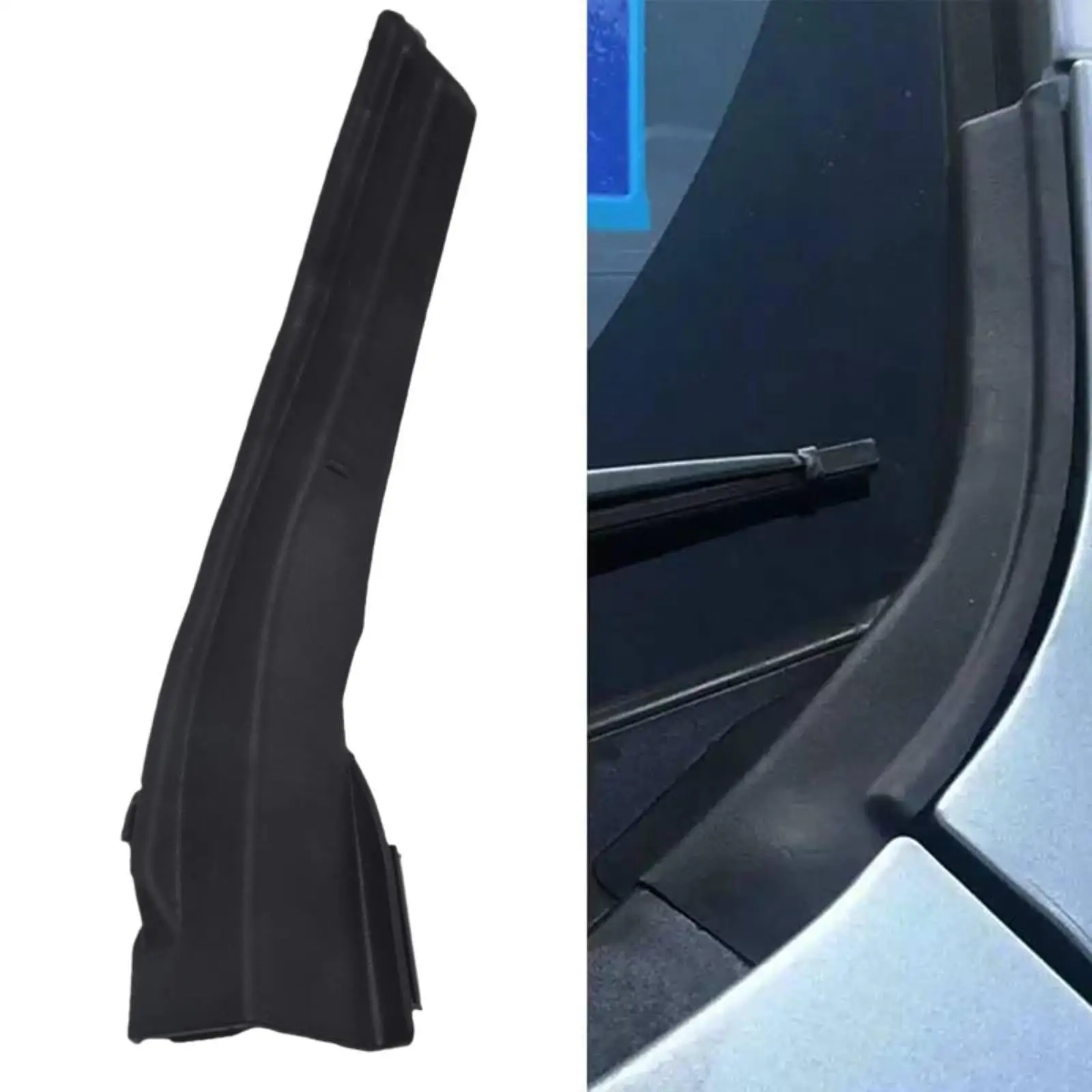 Replacement Windshield Wiper Cowl Cover Black Front Side Extension Auto Repair for Hyundai Tucson Ix35 2010-2015 2
