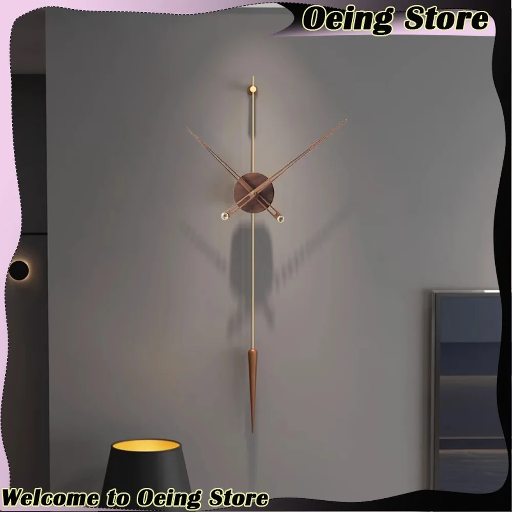 

Small Office Clocks Wall Needle Mechanical Gaming Design Clock Wall Minimalist Japanese Room Mecanisme Horloge Murale Decoration