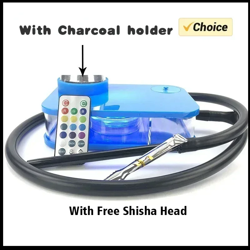 

Book Style Hookah Shisha Set With Tobacco Bowl Hose Charcoal Cigarette Holder Narguile Complete Smoking Grass Pipe Accessories