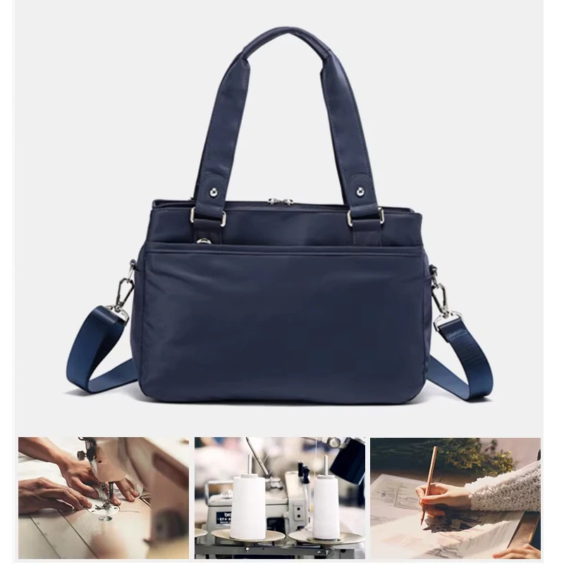 Epol Women's Handbags Large Capacity Travel Elegant Oxford Cloth Shoulder Bag 2025 Trend Casual High Quality Fashion Bags 7222