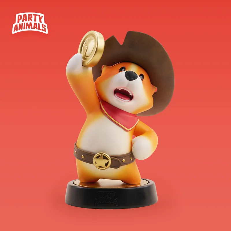 

23cm Resin Figurine Partyanimals Cowboy Nemo Action Figure Party Animals Figure Game Peripheral Cute Nemo Collect Model Toy Gift