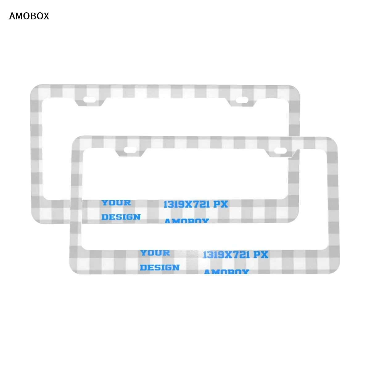 AMOBOX-Customized License Plate Frames for Any Car, Car Accessories