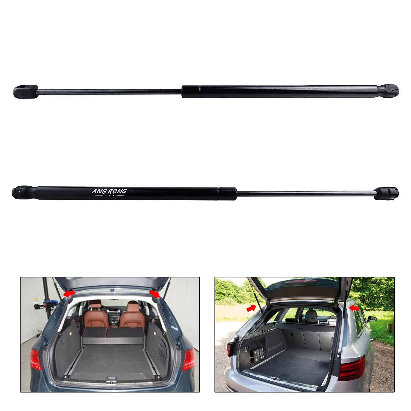 Podpory gazowe tylnej klapy bagażnika do Audi A4 Avant S4 8K5 B8 Allroad 8KH Estate