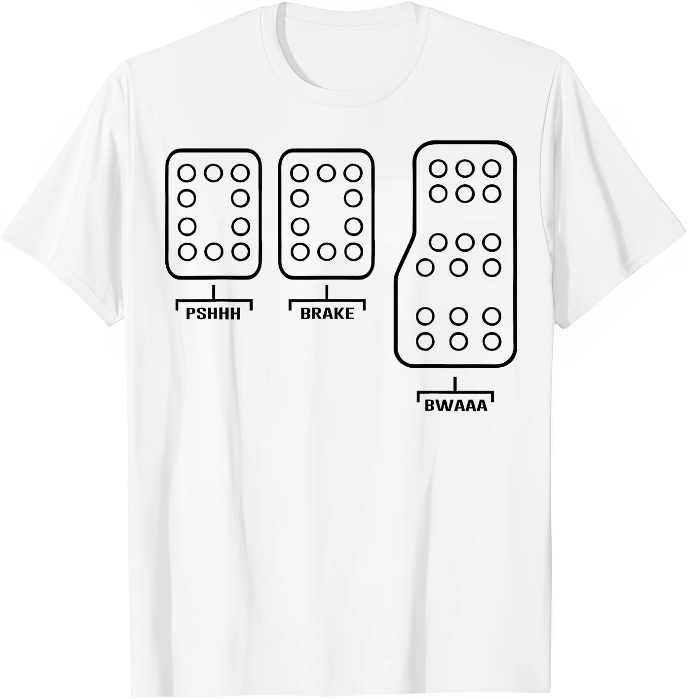 Save Manual Pedal Shift Diagram Car Racing Shirt Tee T-shirt T-Shirt