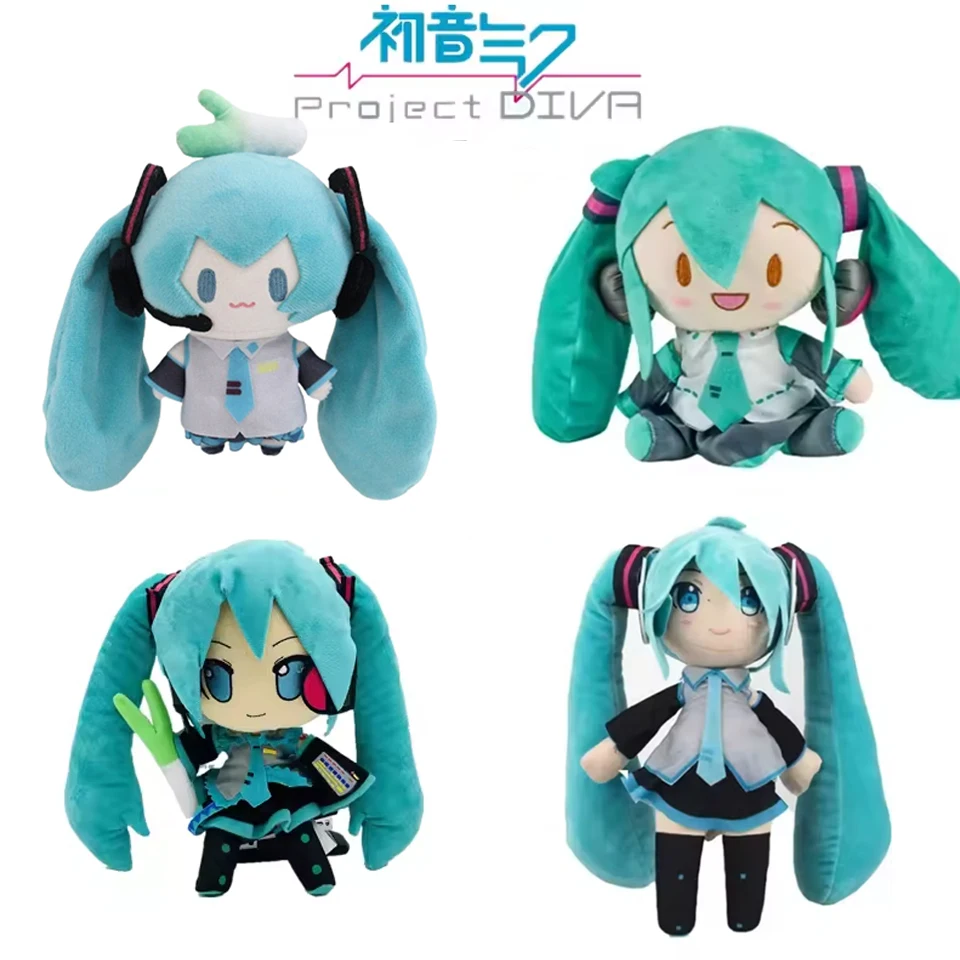 *** NIEUWE Hatsune Miku Fufu Pluche Pop Fuwafuwa Anime Kawaii Leuke Cool Speelgoed Poppen Pluche Kamer Auto Bureau Decor Verjaardagscadeau voor Fan