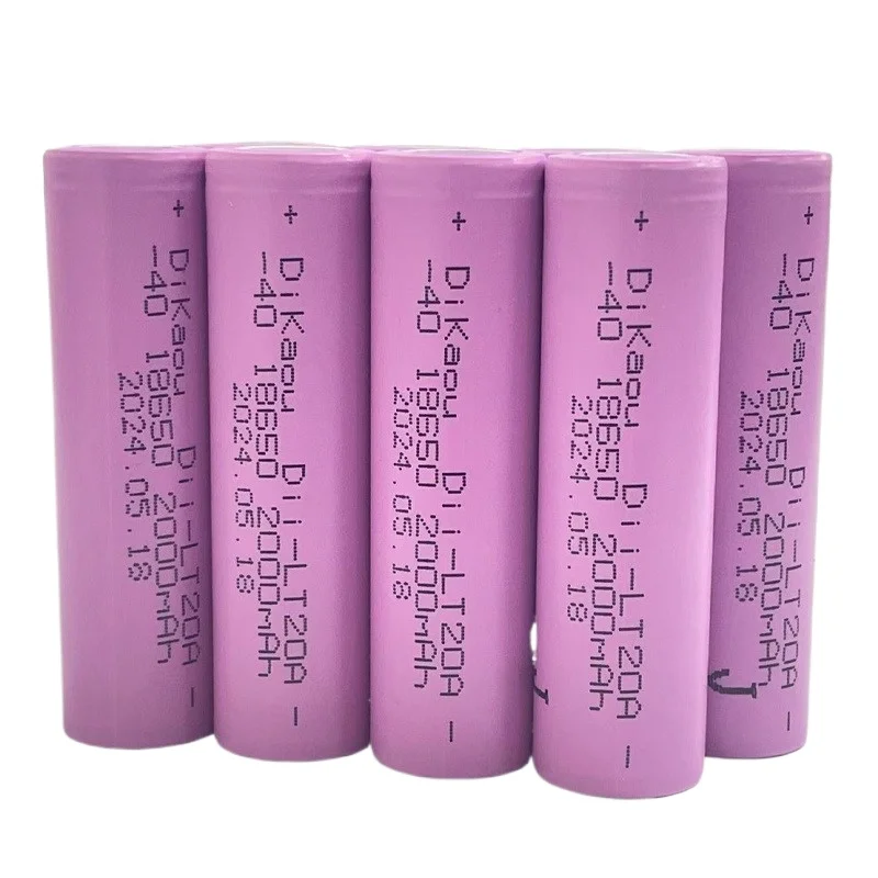 Nuevo 18650 3.7V 2000mAh -40 ° La batería recargable de baja temperatura C se puede utilizar para juguetes electrónicos de faros para móvil P
