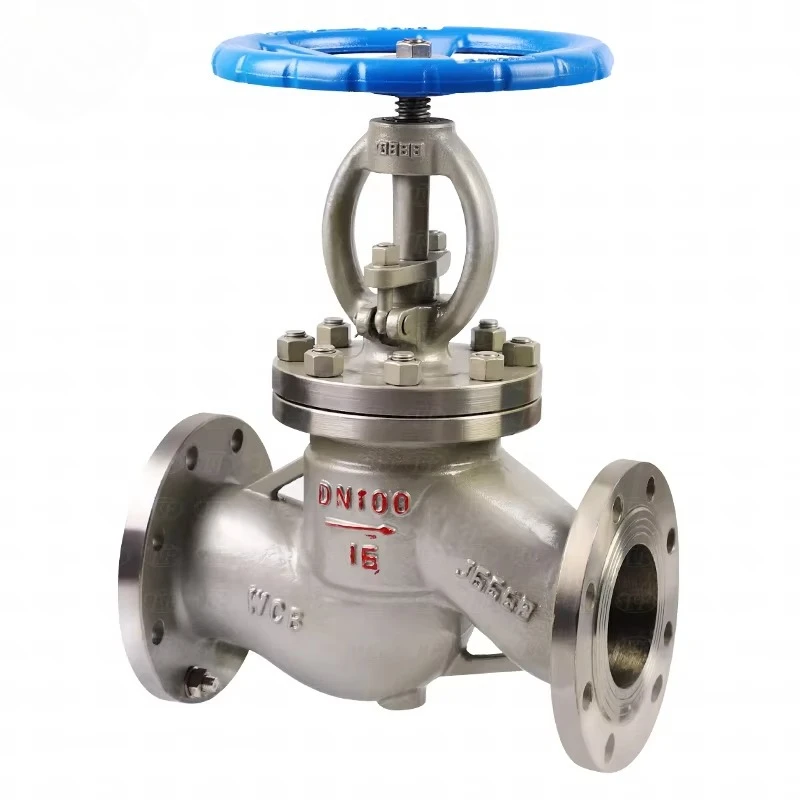 Flanged Globe Valve Manual Power Rising Stem  for WOG&Steam WCB OS&Y Structure J41H  Carbon Steel Cast Steel
