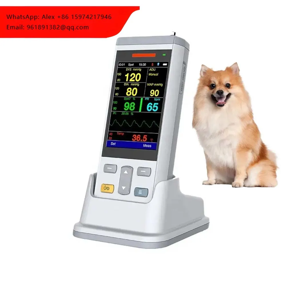 

VS-V515 Animal Veterinary Equipment VET Multi-parameter Vital Signs Blood Pressure Monitor