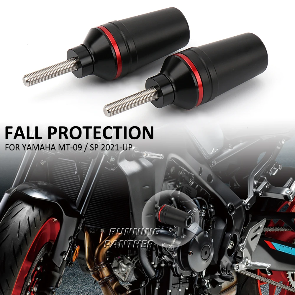 

Для YAMAHA MT-09 MT09 MT 09 SP 2021 2022 2023 слайдер рамы двигателя мотоцикла, защита от падения, Защитная панель