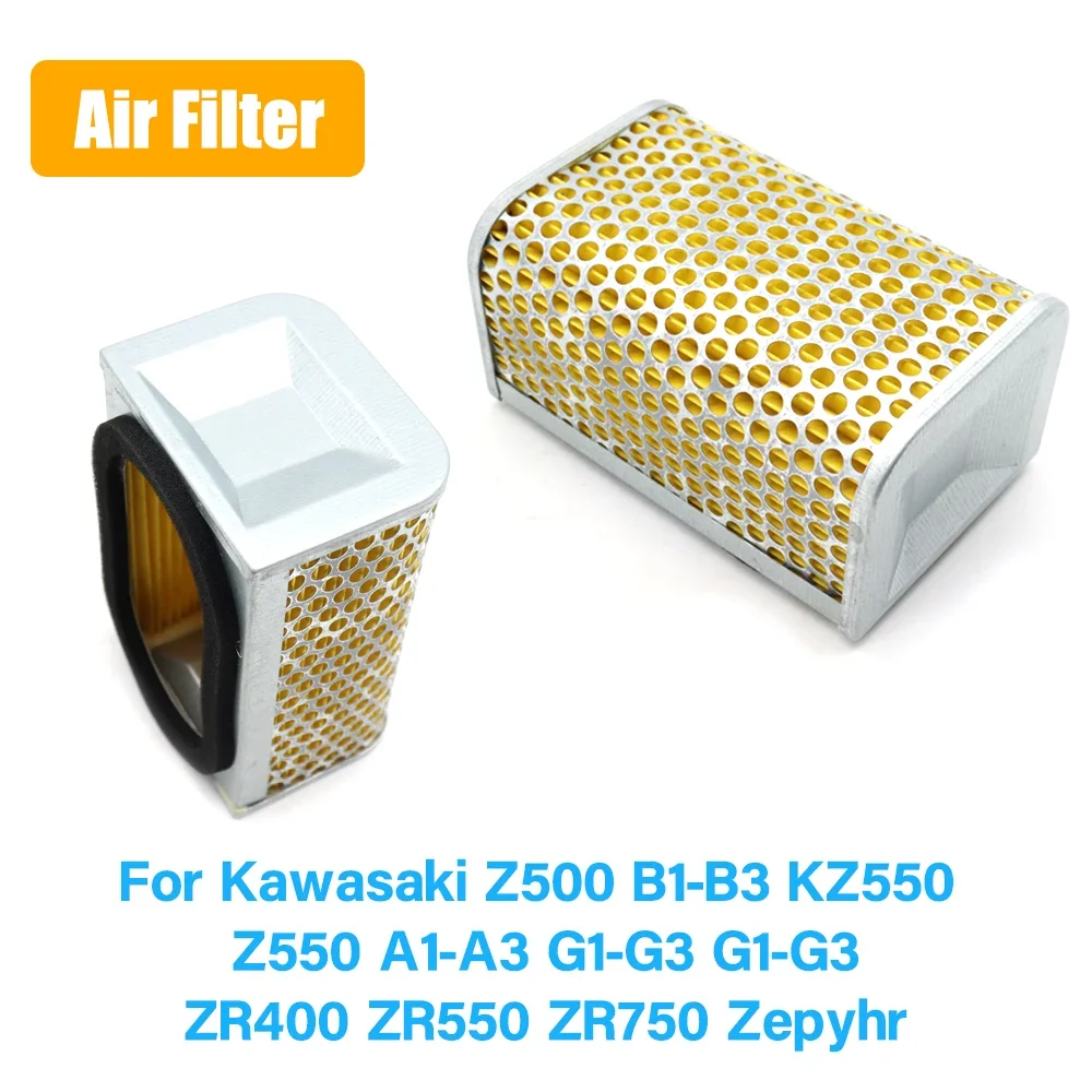 

For Kawasaki Z500 B1-B3 KZ550 Z550 A1-A3 G1-G3 ZR400 ZR550 ZR750 Zepyhr Motorcycle Accessories Air Intake Filter Cleaner