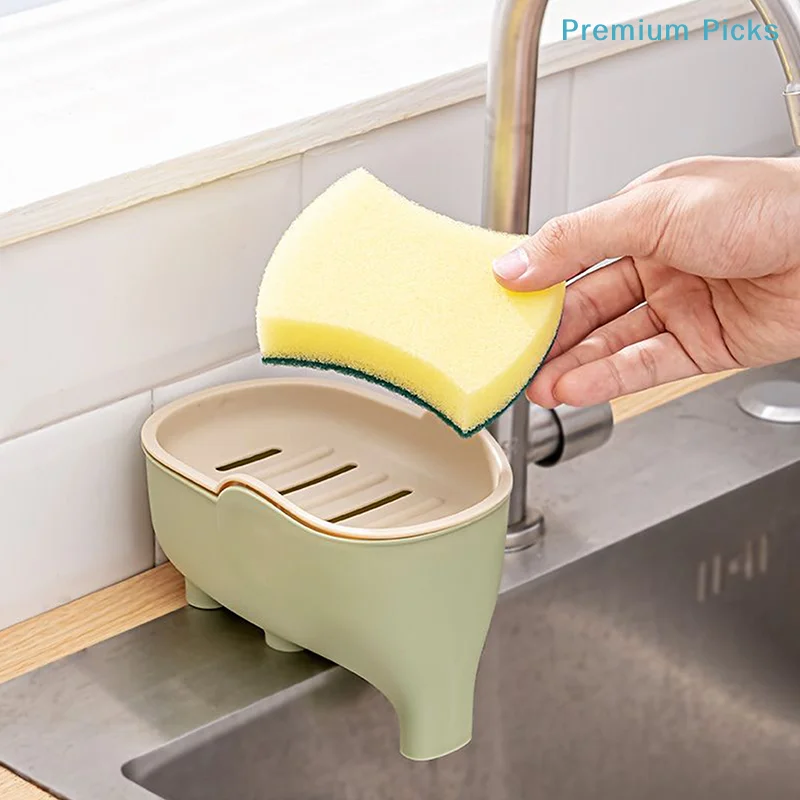 1PC Double Layer Creative Elep - Soap Dish Draining 评论和价格