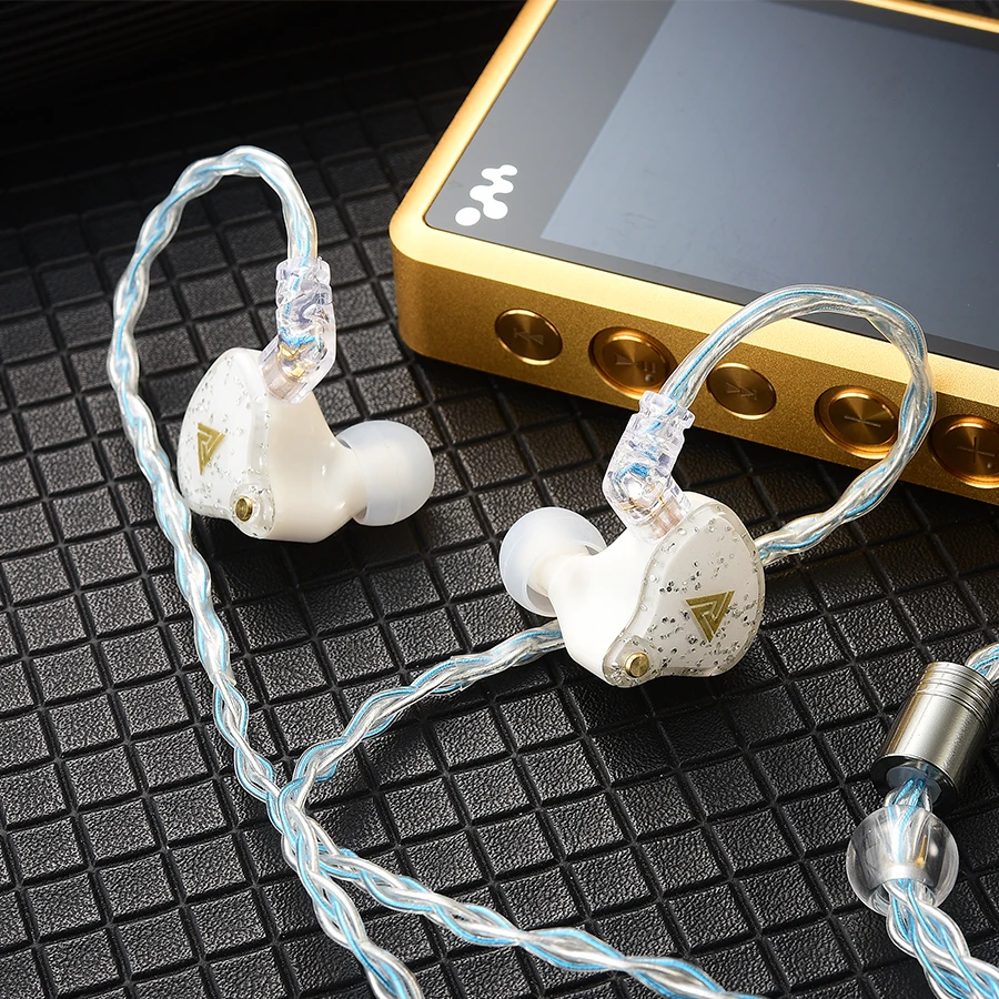 QKZ T1 سماعة تحديث كابل 3.5 مللي متر جاك QDC 0.75 مللي متر موصل سماعات أذن سلكية ل ZXN ZXT VK4 ZX2 ZAX2 KZ EDX ZSN Pro X TRN MT1