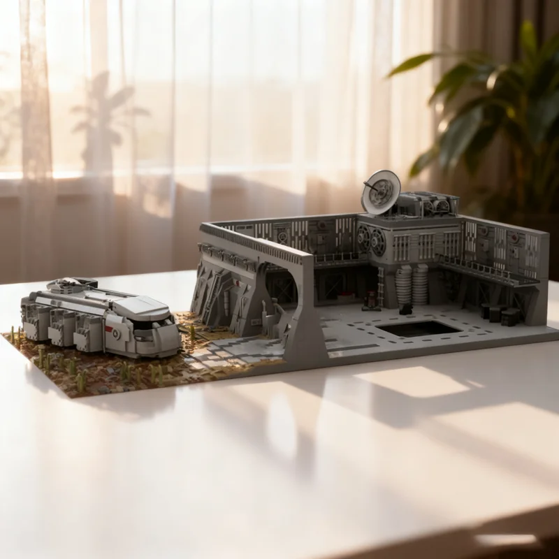 

4386 шт. MOC SW Imperial Bunker Base Star Battle Модель Строительные рождественские подарочные блоки Сборка DIY креативные игрушки Дети День рождения