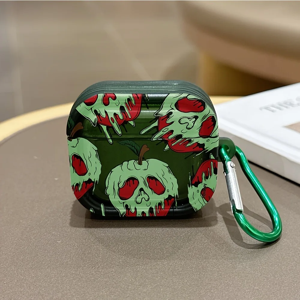 Red Eye Skull Halloween Print Bluetooth Wireless Headset Case for AirPods 4/3/2/1Case For AirPods Pro3/Pro2/Pro Protective Cover view 5