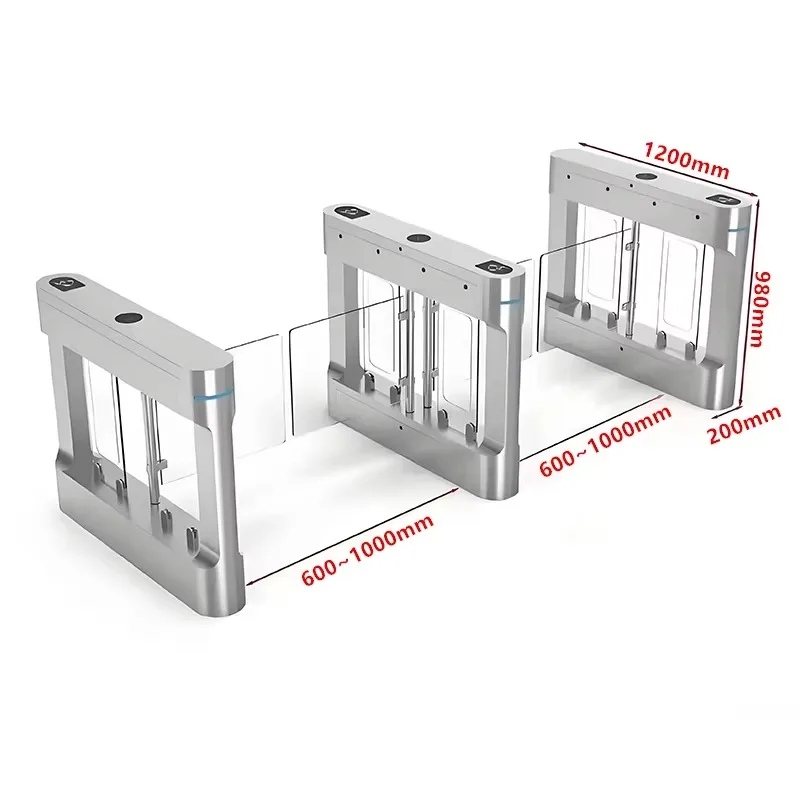 Hete Aanbieding Transit Ingang Uitgang Elektrische RFID Toegangscontrole Gym Draaipoort