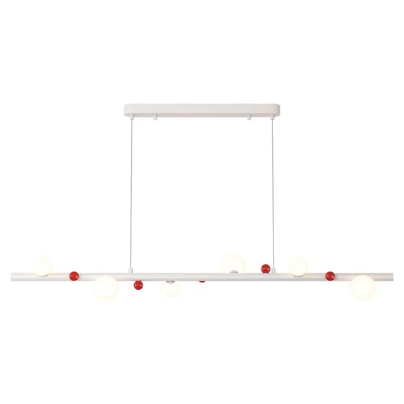 

Italian minimalist creative strip magic bean restaurant light Nordic cream style eye protection