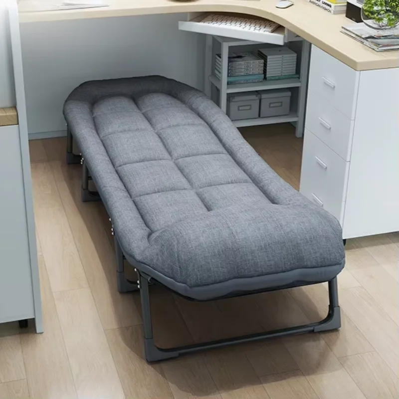 

Раскладная кровать для обеденного перерыва, односпальная, простая и портативная, многофункциональное кресло для офиса и улицы, дополнительная кровать