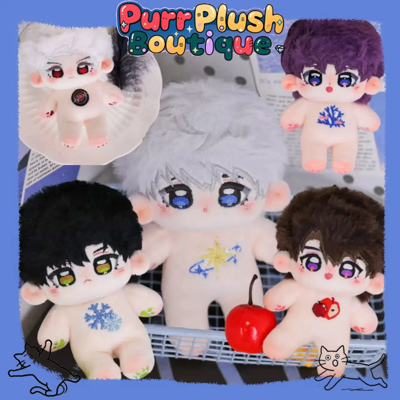 Mini poupée Zayne Love and Deepspace de 10cm, figurine de dessin animé en peluche en coton, jouet en peluche, marionnette Cosplay Kawaii, pendentif mascotte, cadeaux de noël