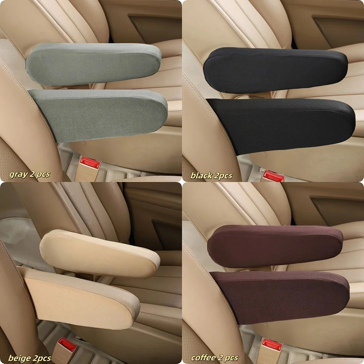 1PC Car Armrest Cover Universal Truck Small Armrest Cover Cloth Easy to Clean Interior Modification Truck Supplies Protection